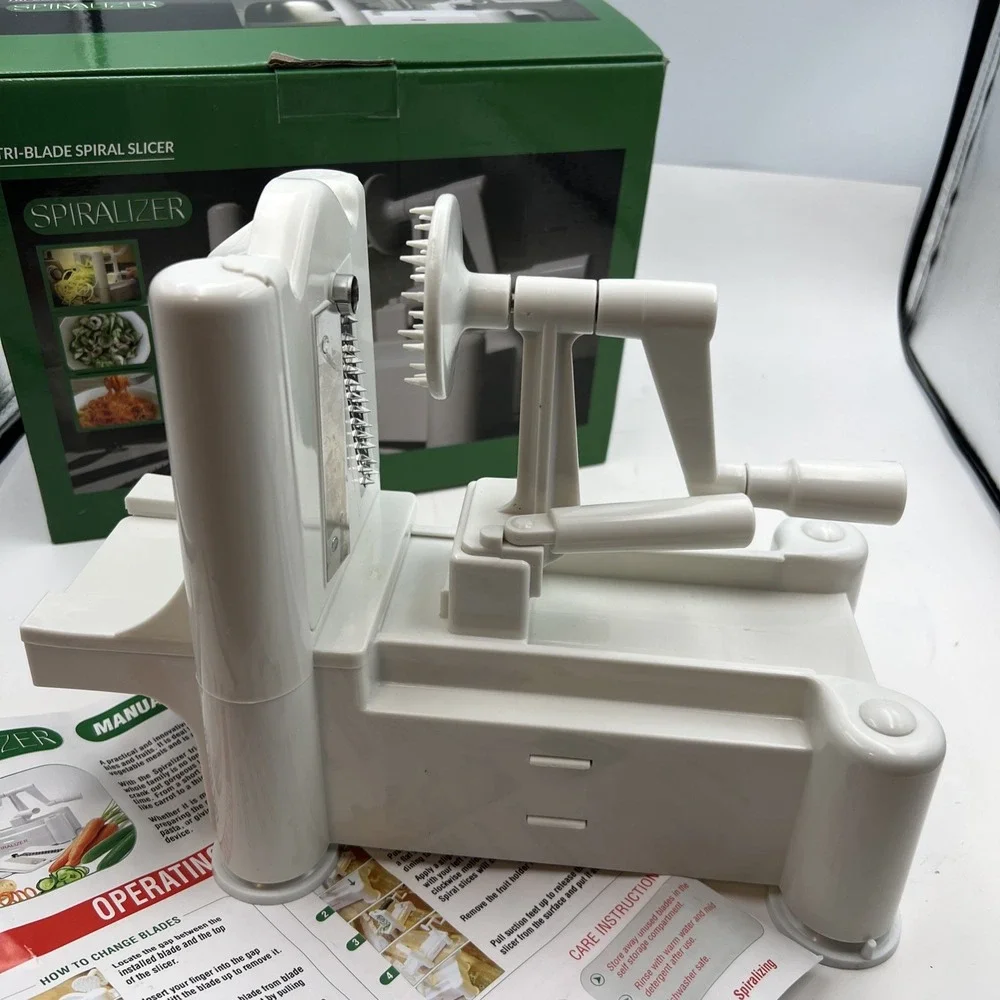 3-Blade Spiralizer‎ Vegetable Spiral Slicer Veggie Pasta Spaghetti Maker
